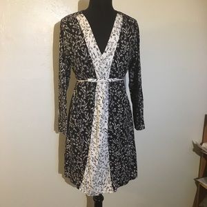Liz Claiborne Black and White Dress 14/16 Large